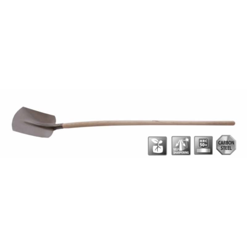 Sand shovel number 1 290x230mm - With handle - Traditional - Polet Sand shovel number 1 290x230mm - With handle - Traditional - Polet