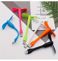 Flexible & Bendable Mini USB Fan – Portable for PC, Power Bank & Desk