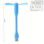 Mini ventilador USB flexível e dobrável – portátil para PC, carregador portátil e mesa