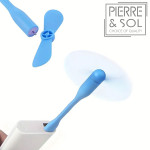 Mini ventilador USB flexível e dobrável – portátil para PC, carregador portátil e mesa