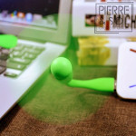 Mini ventilador USB flexível e dobrável – portátil para PC, carregador portátil e mesa