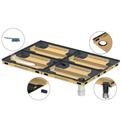 Bodenbecken aus Polyesterbeton - Cleanbox - ACO