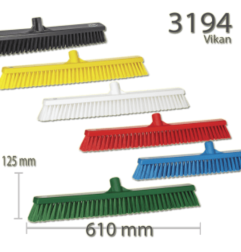Floor broom 3194 - 610mm soft & hard - Vikan