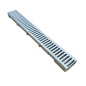Mini canal de hormigón de poliéster DIY con rejilla de acero galvanizado - Altura 6 cm - LINE ECO