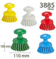 Escova de mão redonda 3885 - Diâmetro 110mm dura - Vikan