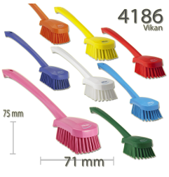 Brosse à main 4186 - 415mm manche long - Vikan