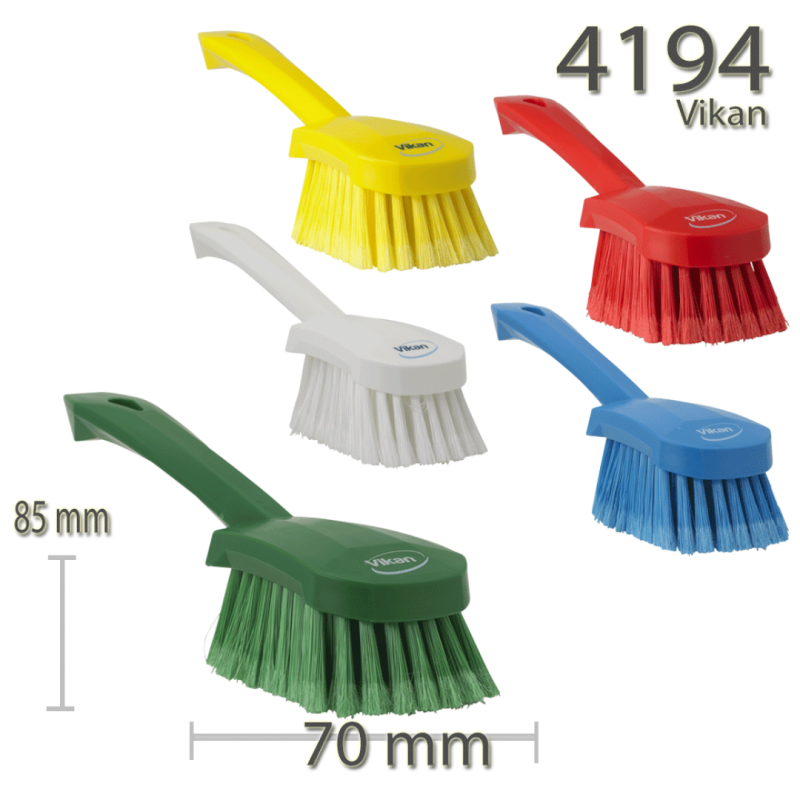 Handbürste 4194 – 270 mm kurzer weicher/geblümter Griff – Vikan