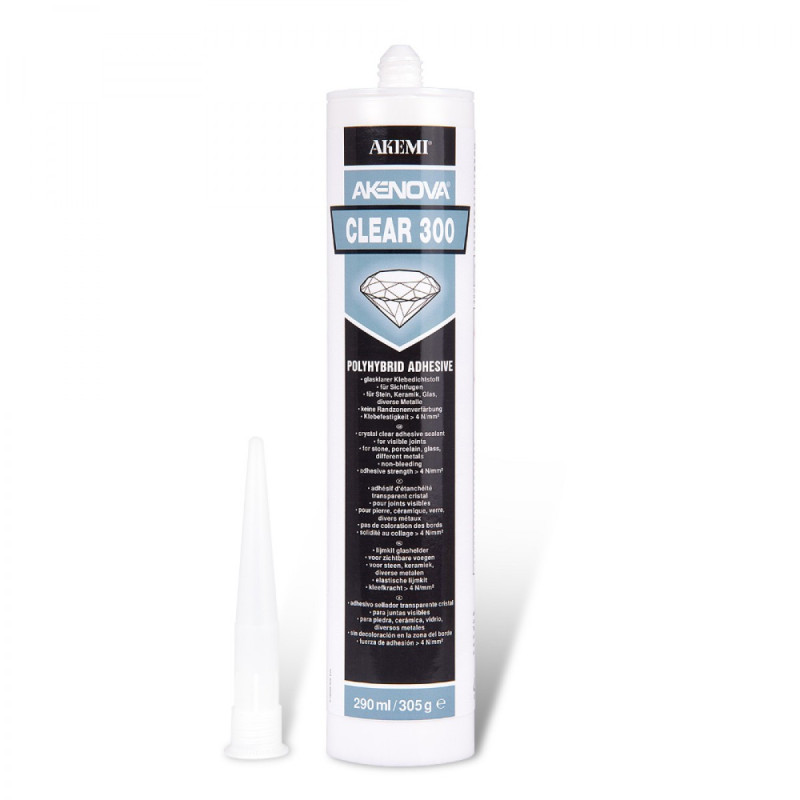 Akenova clear 300 - Transparante ééncomponentlijm - Akemi