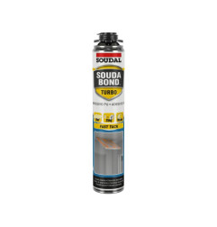 Pistola Soudabond Turbo - Espuma adhesiva de PU de fraguado ultrarrápido - Soudal