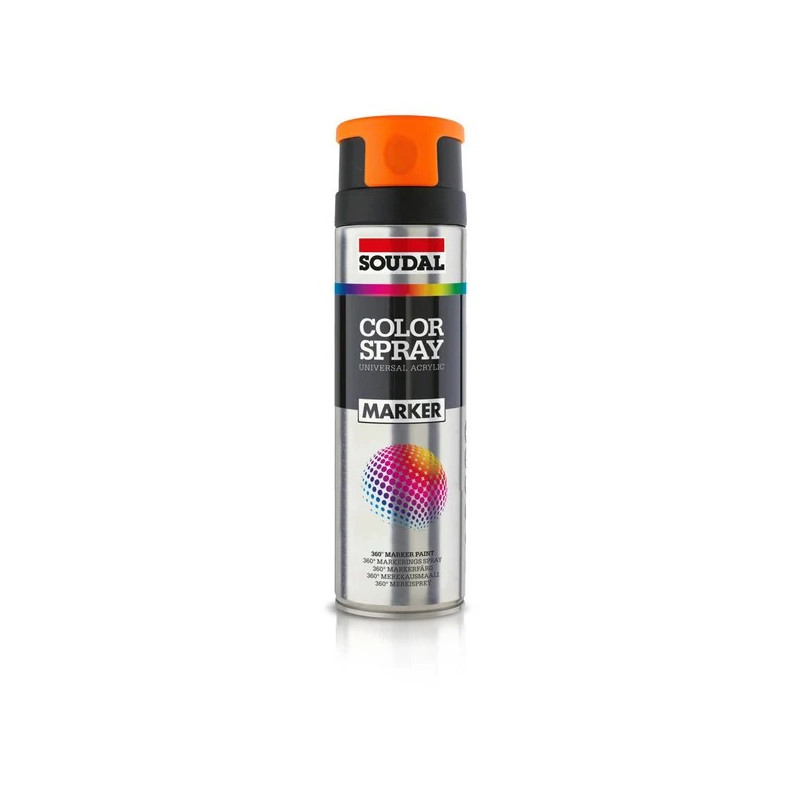 Color Spray Marker - Spray de marquage acrylique à séchage rapide - Soudal