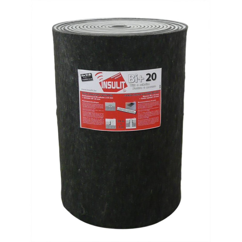 Insulit BI+20 - Sottofondo acustico e termico per pavimenti in calcestruzzo - Insulco Insulit BI+20 - Sottofondo acustico e termico per pavimenti in calcestruzzo - Insulco