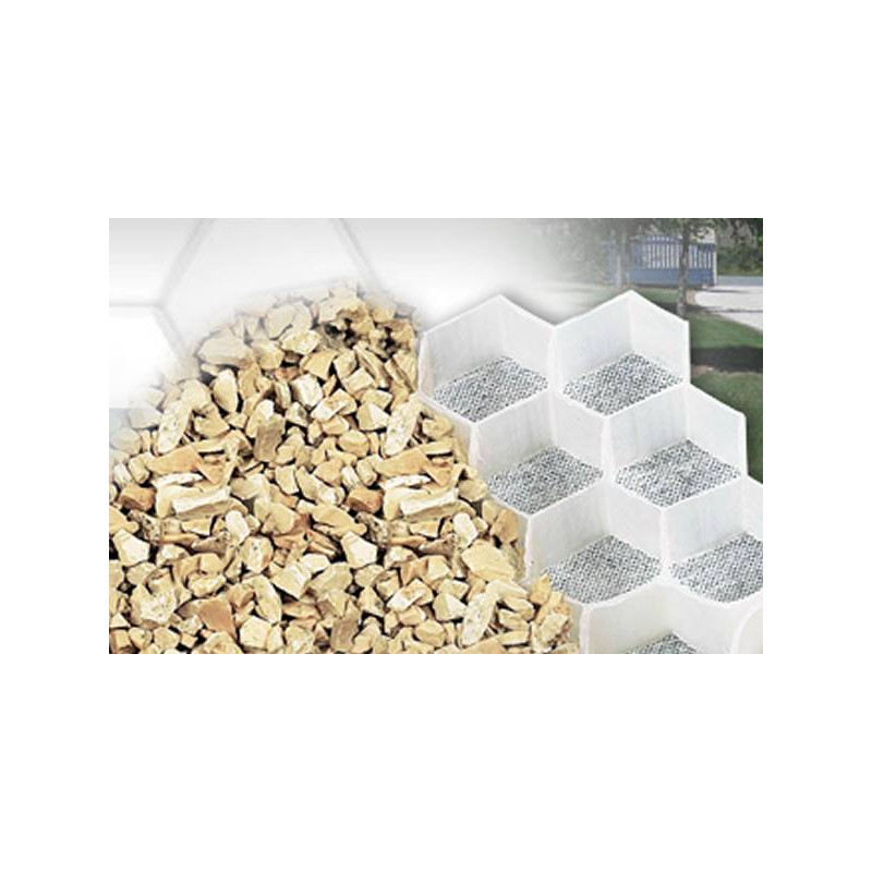 Stabilization of gravel - Nidagravel - Nidaplast Stabilization of gravel - Nidagravel - Nidaplast