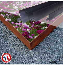 Bordi in acciaio Corten - Nidaborder Corten - Nidaplast