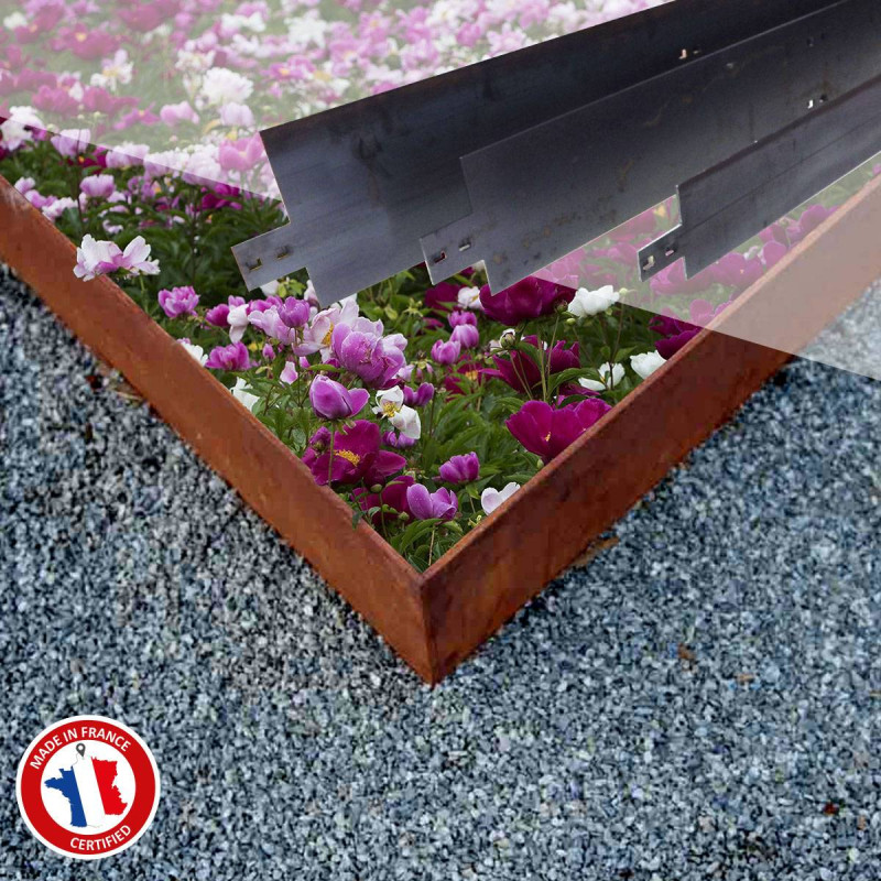 Cortenstahlränder - Nidaborder Corten - Nidaplast Cortenstahlränder - Nidaborder Corten - Nidaplast