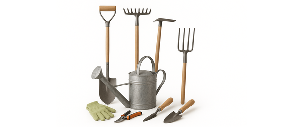 Attrezzi per terreno e giardino